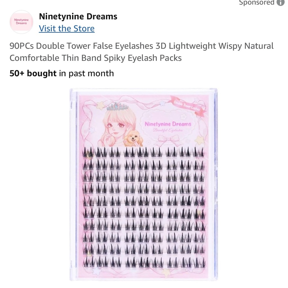 Ninetynine Dreams False Eyelashes Pack